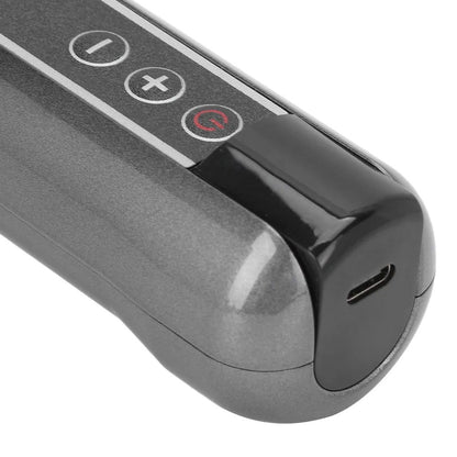 Вакуумний масажер акумуляторний, 6 режимів, Сірий / Ручний масажер для тіла від целюліту