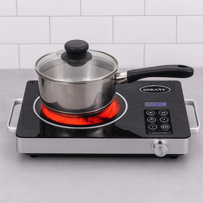 Інфрачервона плита настільна 3500Вт SK-07073 / Сенсорна плита / Одноконфоркова електроплита