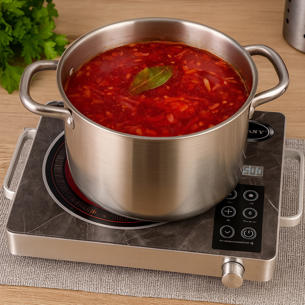 Інфрачервона плита настільна 3500Вт SK-07073 / Сенсорна плита / Одноконфоркова електроплита