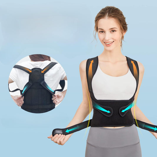 Коректор постави спини GT0028 "Ідеальна постава" / Еластичний корсет / Ортопедичний бандаж для спини для постави / Корсет для