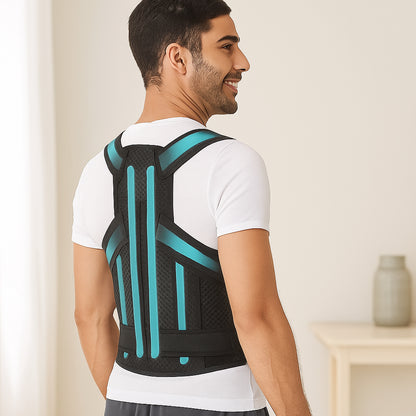 Коректор постави спини GT0028 "Ідеальна постава" / Еластичний корсет / Ортопедичний бандаж для спини для постави / Корсет для