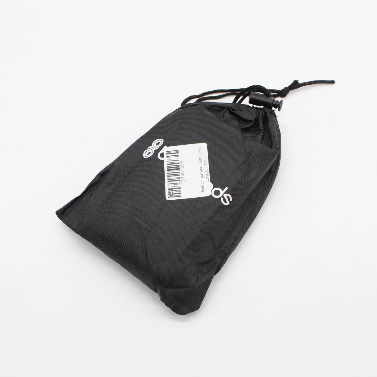 Фітнес резинки для тренувань 5 шт, з чохлом / Набір резинок для спорту / Стрічки еспандери для вправ