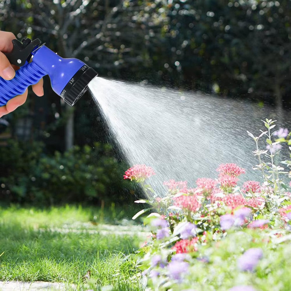 Шланг для поливу 75 м + розпилювач, V-HOSE / Садовий шланг що розтягується / Поливальний шланг