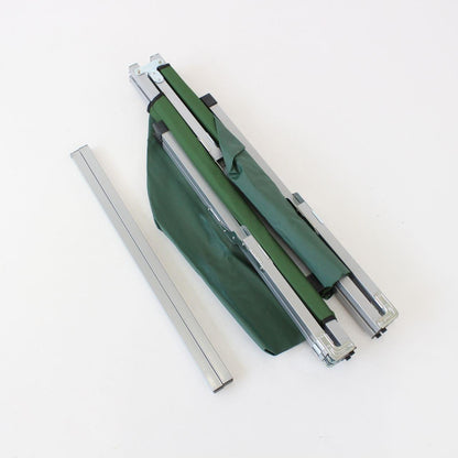 Розкладушка для кемпінгу до 120 кг, 189х60х45см, Зелене / Туристичне ліжко-розкладачка