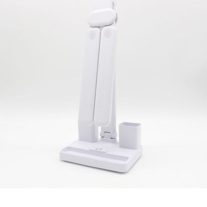 Настільна лампа з двома плафонами, 7Вт, від USB / Світлодіодна акумуляторна лампа з термометром та годинником