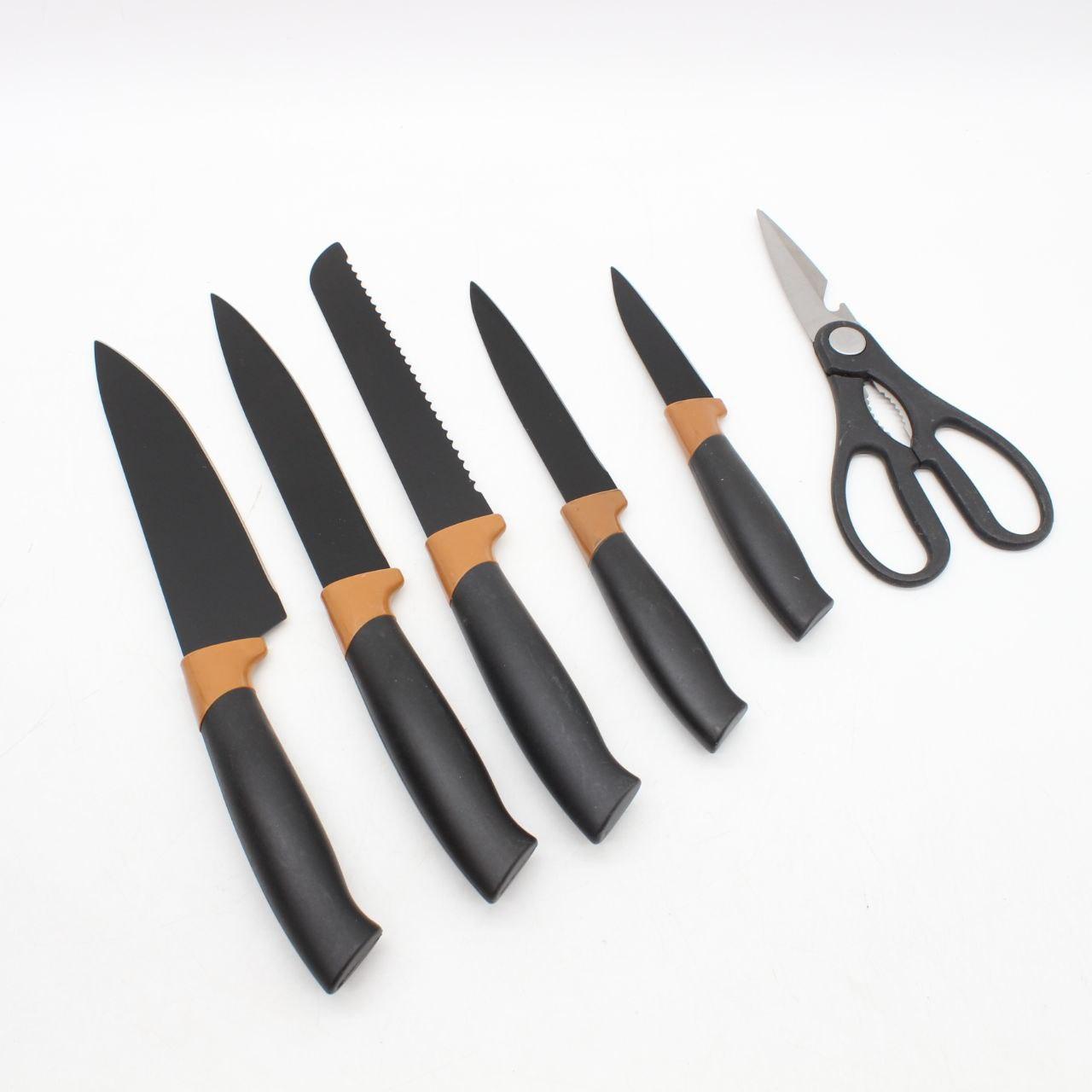 Набір кухонного приладдя, 19 предметів Kitchen Set, Чорний / Набір приладів для кухні / Набір кухонний