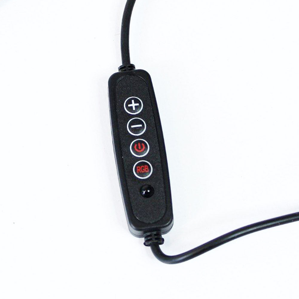 Лампа RGB для підсвічування фону 18Вт, 135см / Кутовий LED торшер / Підлогова лампа / Світильник підлоговий