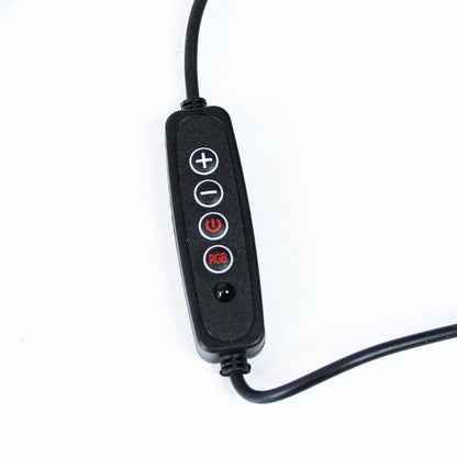 Лампа RGB для підсвічування фону 18Вт, 135см / Кутовий LED торшер / Підлогова лампа / Світильник підлоговий