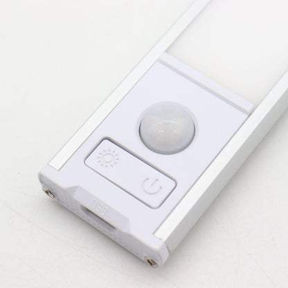 Лампа акумуляторна 60см HYSS 230, від USB, на магніті / Портативна лампа з датчиком руху / Світильник