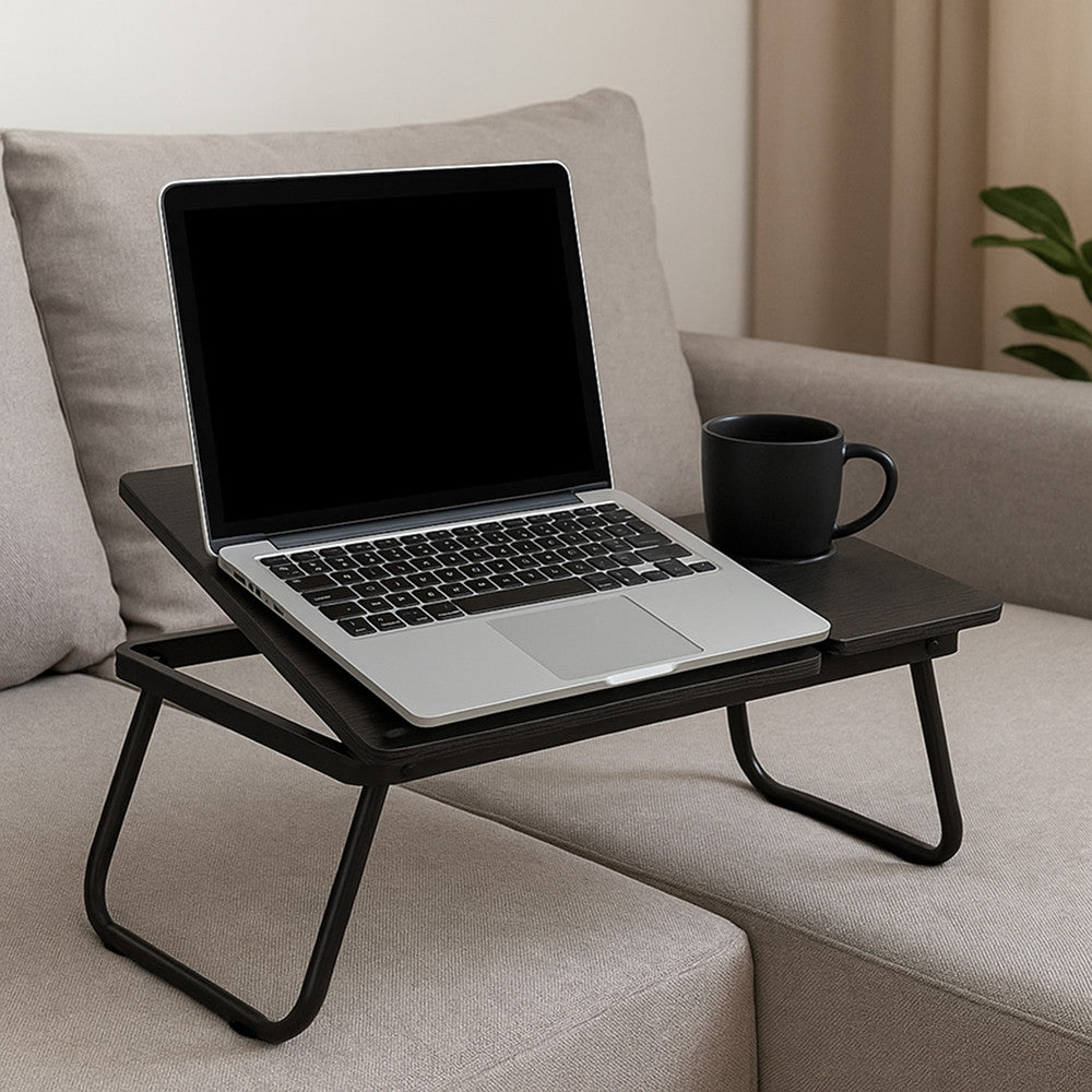 Столик для ноутбука в ліжко 64х32х25см, до 45кг, 5 положень / Підставка під ноутбук / Стіл-трансформер для ноутбука