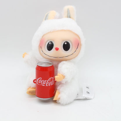 М'яка іграшка-брелок Labubu "Coca-Cola", 17см, Сюрприз / Плюшева фігурка Лабубу / Іграшка сюрприз Labubu