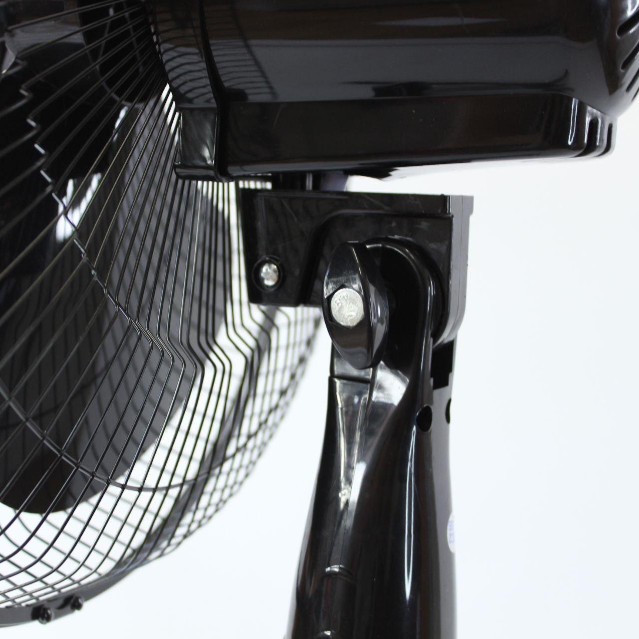 Вентилятор підлоговий 40Вт, 3 швидкості, Чорний / Побутовий вентилятор / Вентилятор для дому / Кімнатний вентилятор