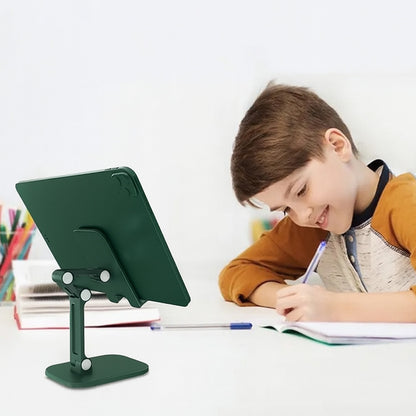 Настільний тримач для телефону 4-13", S002, Зелений / Підставка для телефону /Складна підставка під телефон