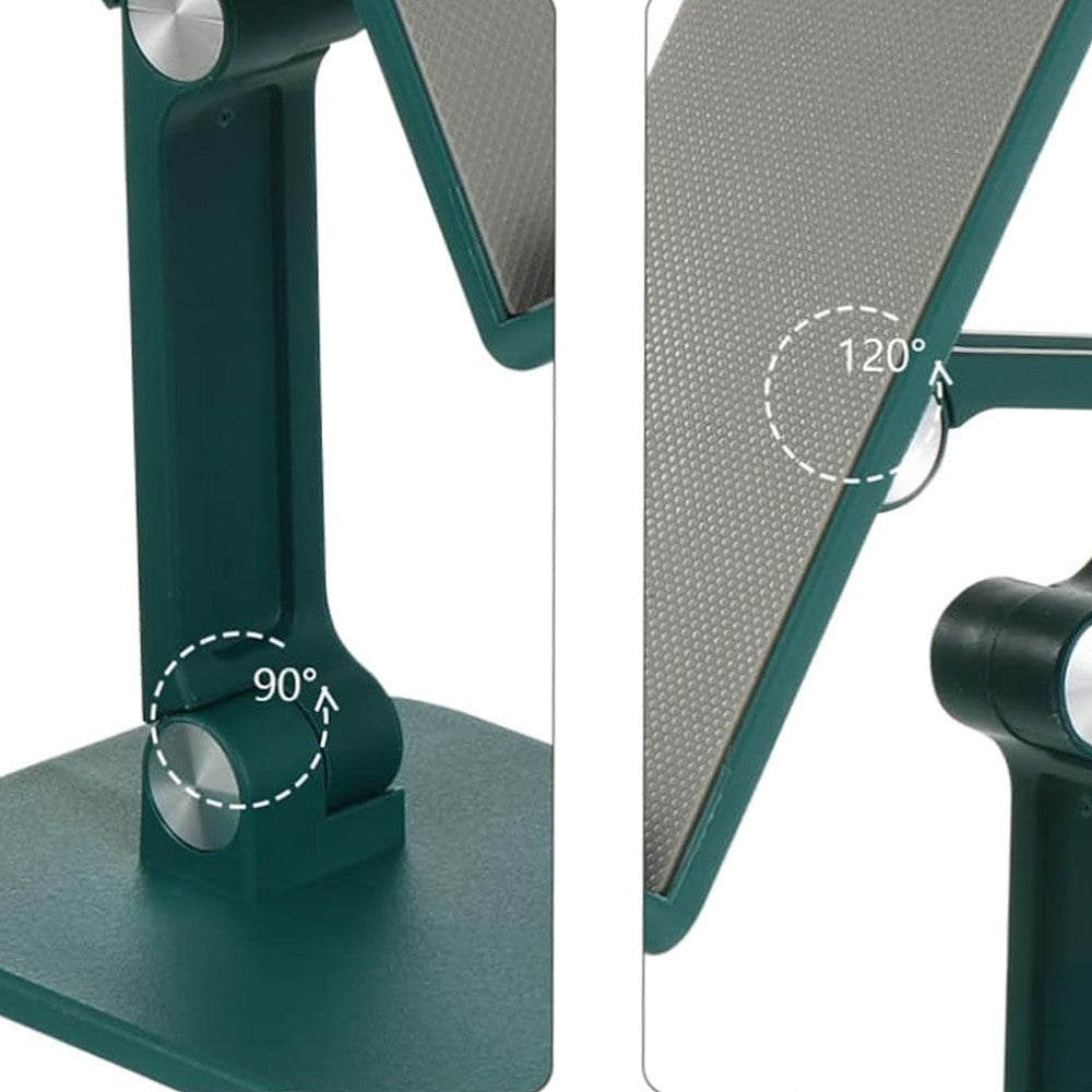 Настільний тримач для телефону 4-13", S002, Зелений / Підставка для телефону /Складна підставка під телефон