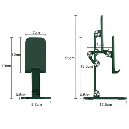 Настільний тримач для телефону 4-13", S002, Зелений / Підставка для телефону /Складна підставка під телефон