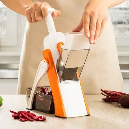 Мультислайсер для овочів, Brava Spring Slicer, / Овочерізка ручна / Кухонний слайсер для овочів
