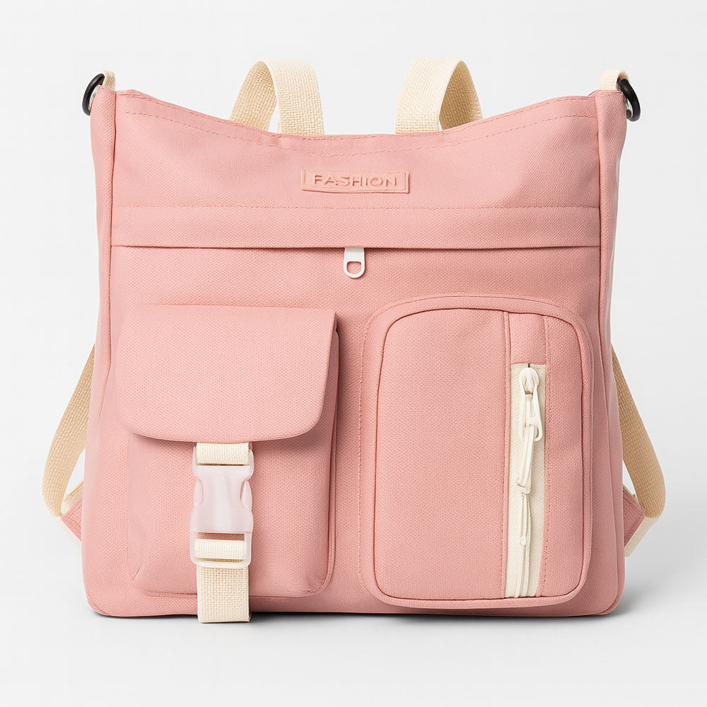 Рюкзак-трансформер 5в1, 42x30x11см, Рожевий / Міський рюкзак / Рюкзак підлітковий / Дитячий рюкзак / Портфель