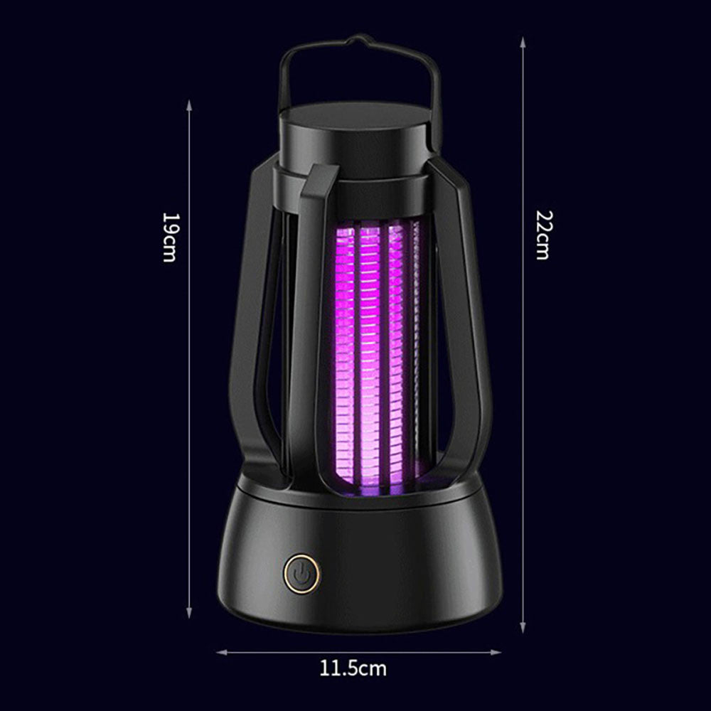Електричний знищувач комах, 1200mAh, USB, / Акумуляторна лампа від комарів / Пастка для комарів