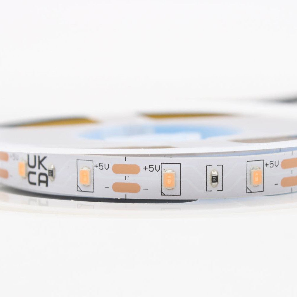 5м Світлодіодна фітострічка для рослин, від USB, Білий / Фітолента для розсади / LED стрічка для кімнатних рослин