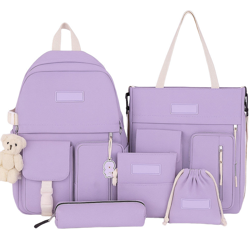 Рюкзак-трансформер 5в1, 42x30x11см, Фіолетовий / Міський рюкзак / Рюкзак підлітковий / Дитячий рюкзак /Портфель