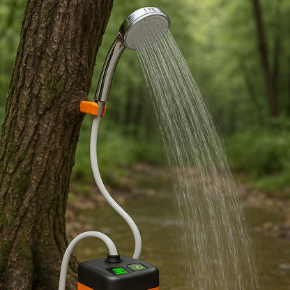 Портативний душ із акумулятором 4800 мАг, MY-880 / Мобільний душ для кемпінгу / Душ із цифровим індикатором