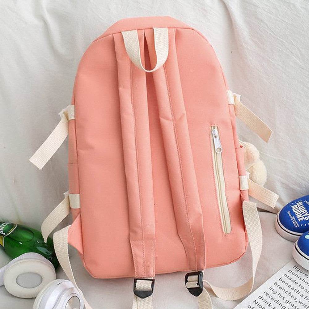 Рюкзак-трансформер 5в1, 42x30x11см, Рожевий / Міський рюкзак / Рюкзак підлітковий / Дитячий рюкзак / Портфель