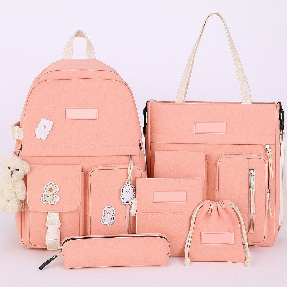 Рюкзак-трансформер 5в1, 42x30x11см, Рожевий / Міський рюкзак / Рюкзак підлітковий / Дитячий рюкзак / Портфель