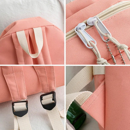 Рюкзак-трансформер 5в1, 42x30x11см, Рожевий / Міський рюкзак / Рюкзак підлітковий / Дитячий рюкзак / Портфель