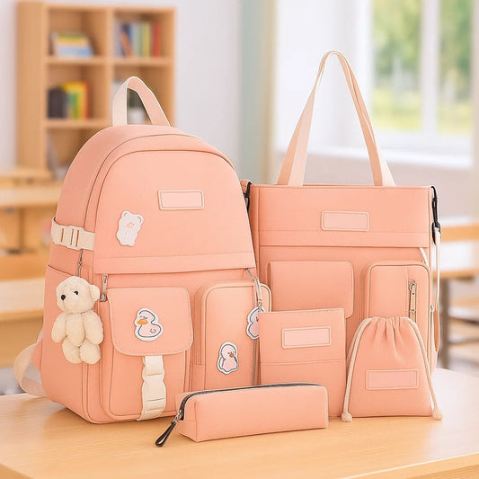 Рюкзак-трансформер 5в1, 42x30x11см, Рожевий / Міський рюкзак / Рюкзак підлітковий / Дитячий рюкзак / Портфель