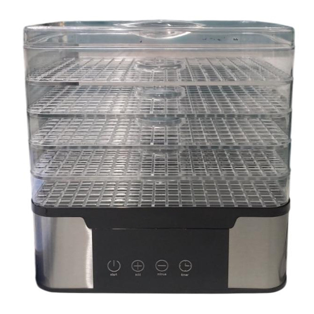 Сушарка для фруктів та овочів 5 ярусів Silver Love RB-912 / Дегідратор / Електросушарка для фруктів