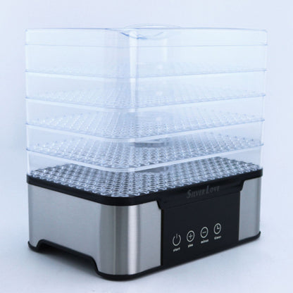 Сушарка для фруктів та овочів 5 ярусів Silver Love RB-912 / Дегідратор / Електросушарка для фруктів