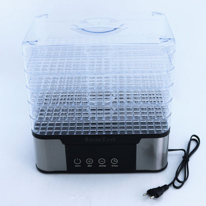 Сушарка для фруктів та овочів 5 ярусів Silver Love RB-912 / Дегідратор / Електросушарка для фруктів
