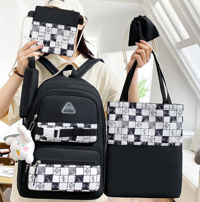 Шкільний набір 5в1 рюкзак 43х30х14см, сумка, клатч, пенал, мішечок / Дитячий рюкзак / Шкільний портфель