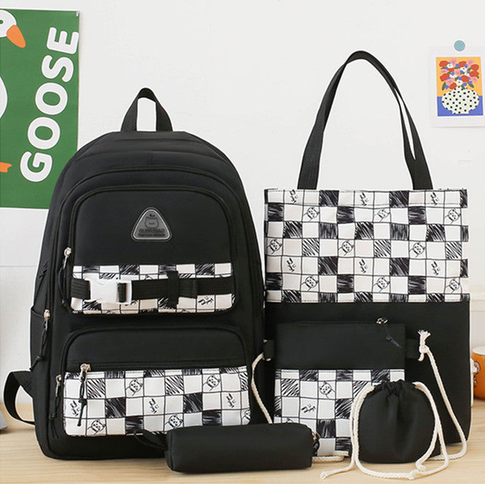 Шкільний набір 5в1 рюкзак 43х30х14см, сумка, клатч, пенал, мішечок / Дитячий рюкзак / Шкільний портфель