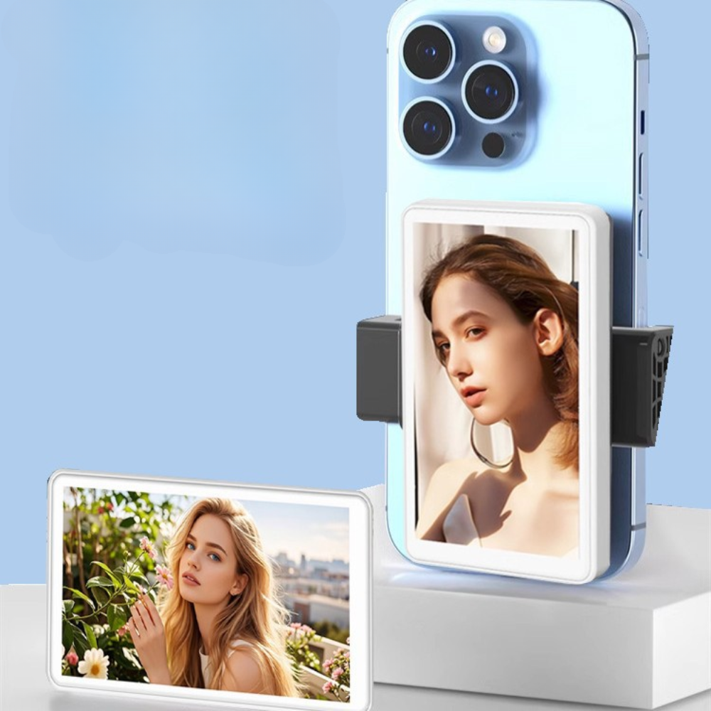 Магнітний селфі-монітор 3.97'' з вбудованими динаміками X40 / Екран-монітор для селфі / Селфі дисплей для телефону