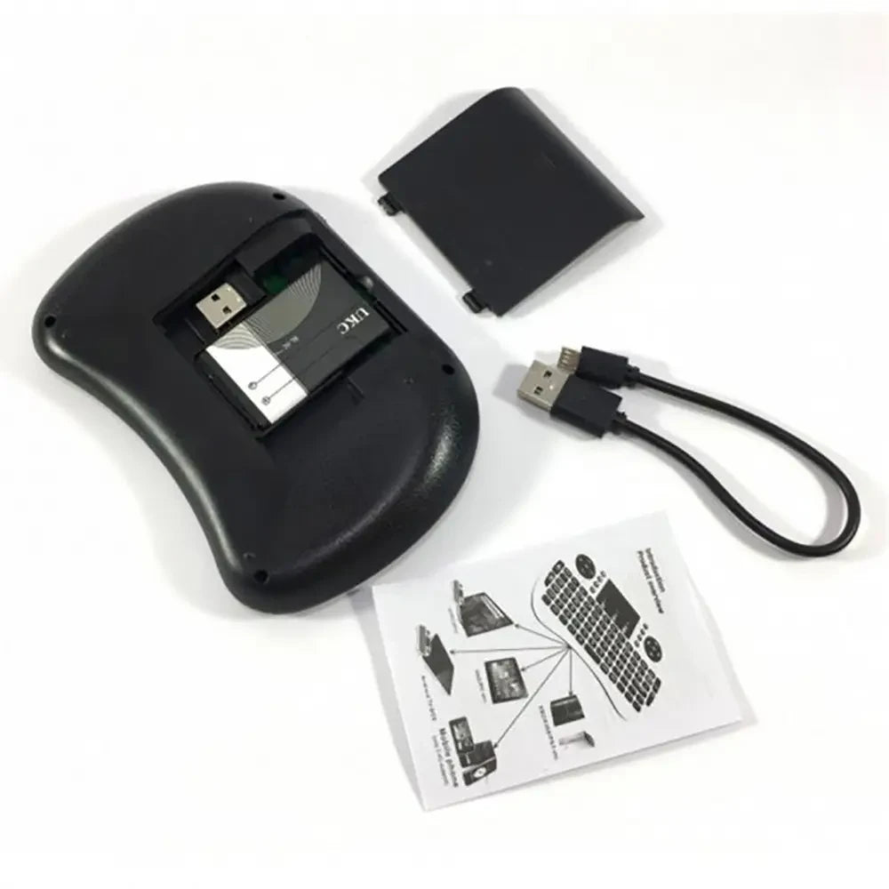 Бездротова клавіатура з тачпадом, RGB, MWK08-i8 / Клавіатура з підсвіткою / Портативна міні клавіатура