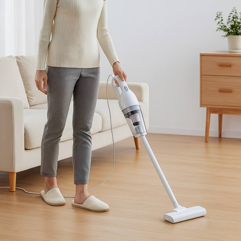Вертикальний пилосос від мережі, 2200 Вт, ТК 00111B / Пилосос для дому / Пилосос без мішка / Потужний пилосос