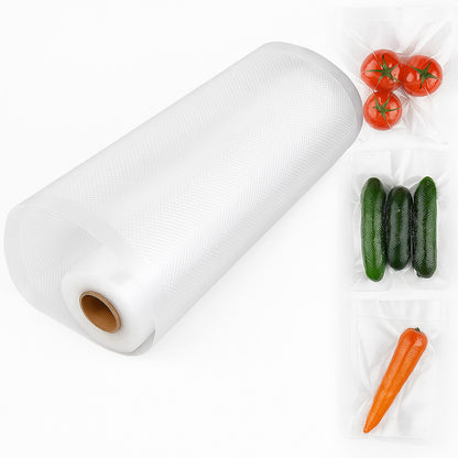 Пакети для вакууматора 3мх25см / Рифлений рулон пакетів для вакууматора / Вакуумні пакети для продуктів