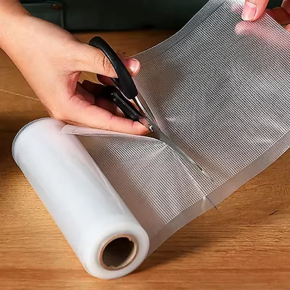 Пакети для вакууматора 3мх25см / Рифлений рулон пакетів для вакууматора / Вакуумні пакети для продуктів