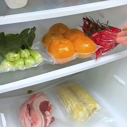 Пакети для вакууматора 3мх25см / Рифлений рулон пакетів для вакууматора / Вакуумні пакети для продуктів