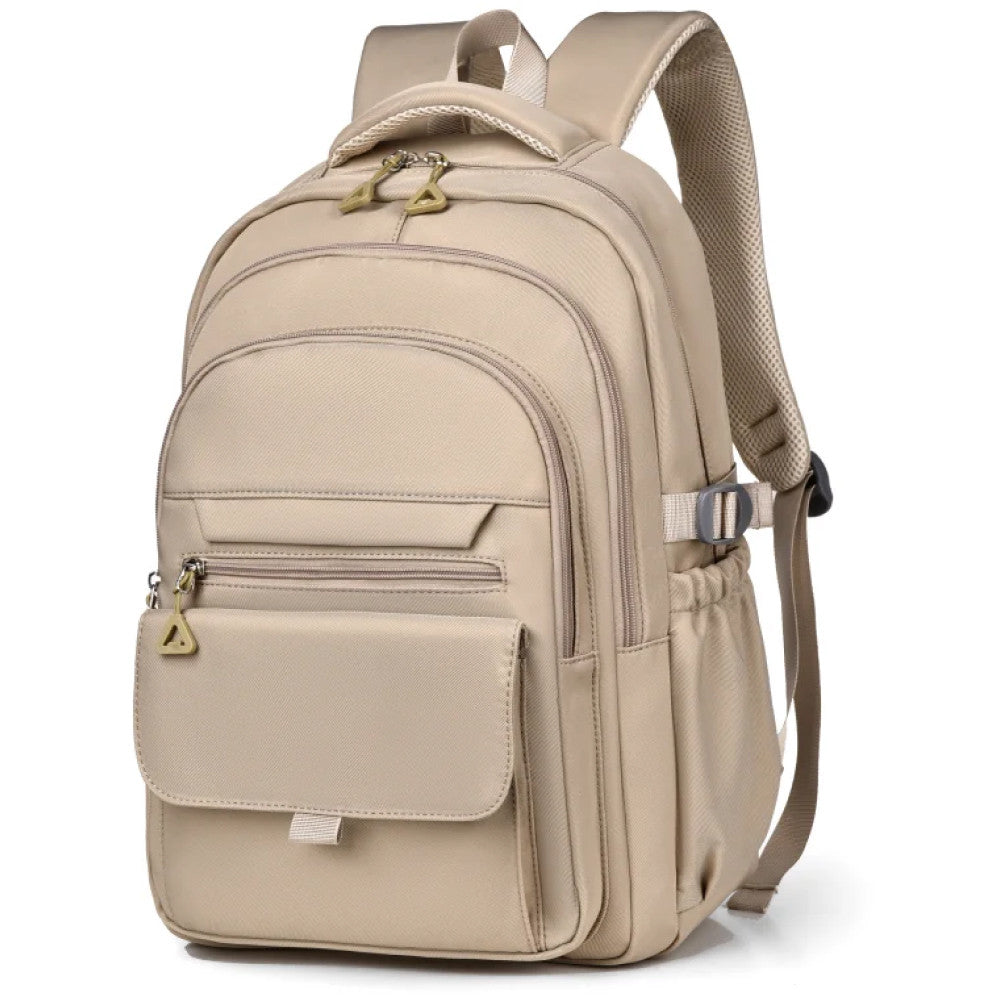 Шкільний рюкзак водонепроникний 44×29×13см, Бежевий / Рюкзак у школу / Рюкзак підлітковий / Міський рюкзак