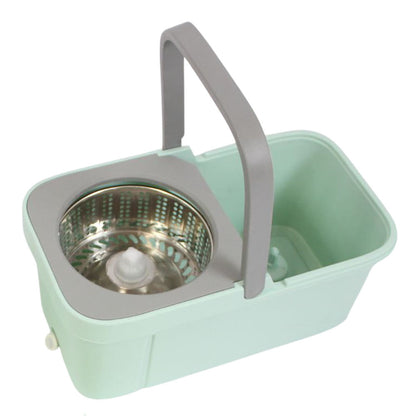 Швабра з автоматичним віджимом та відром 6л, Бірюзовий / Швабра ледарка / Швабра з відром / Швабра ледарка з віджимом