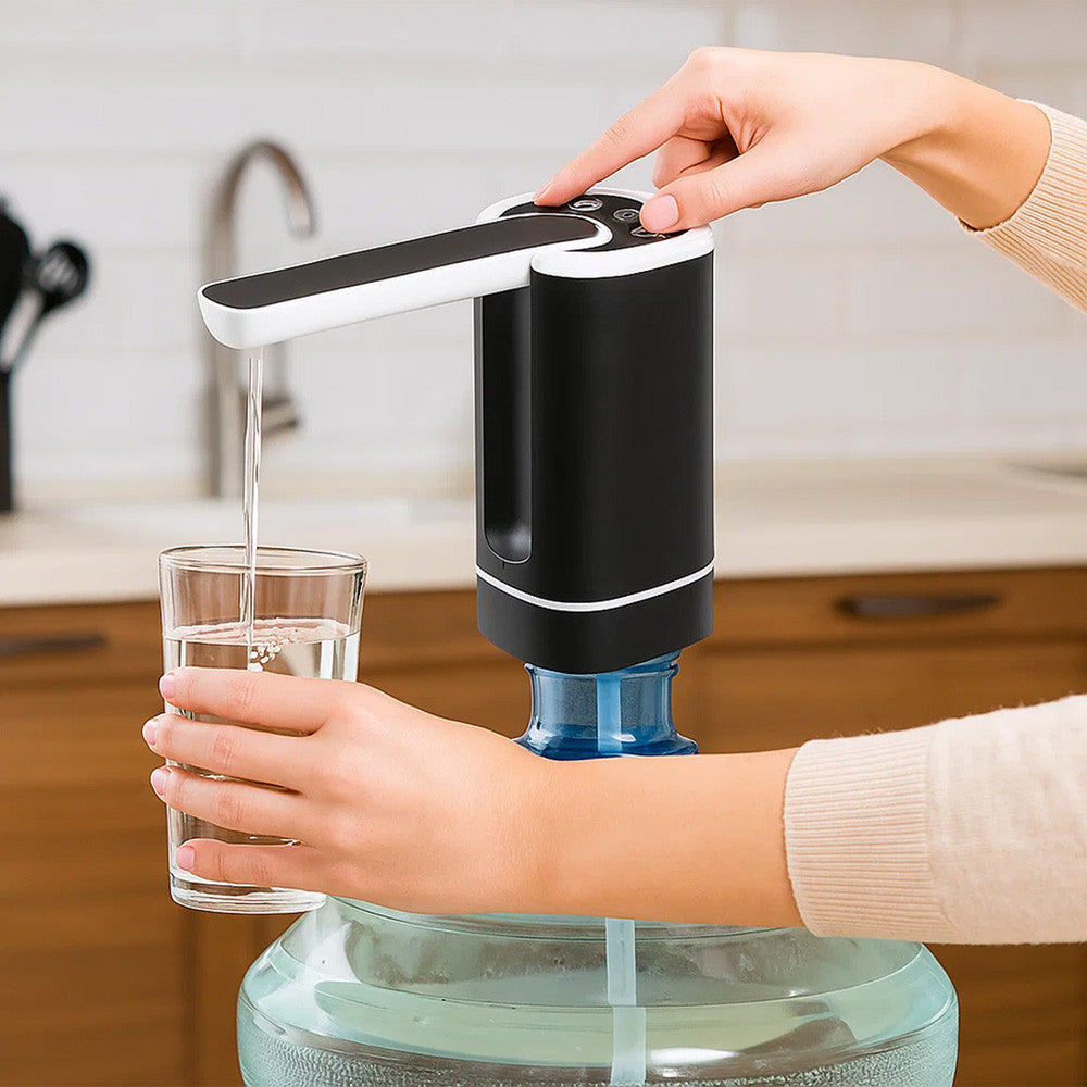 Електропомпа для води з живленням від USB, Чорний / Автоматичний дозатор води / Помпа диспенсер води / Помпа дозатор