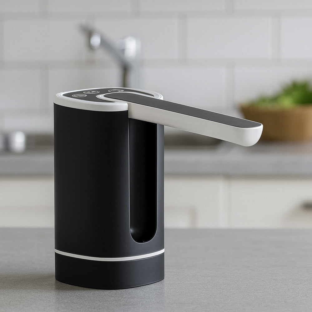 Електропомпа для води з живленням від USB, Чорний / Автоматичний дозатор води / Помпа диспенсер води / Помпа дозатор