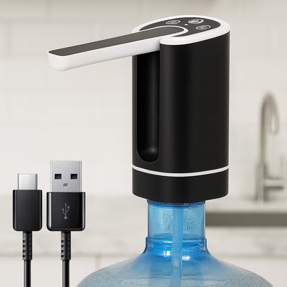 Електропомпа для води з живленням від USB, Чорний / Автоматичний дозатор води / Помпа диспенсер води / Помпа дозатор