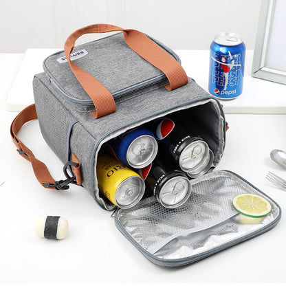 Термосумка для пікніка DF-02, Сіра / Сумка холодильник / Холодильник сумка / Туристична термосумка