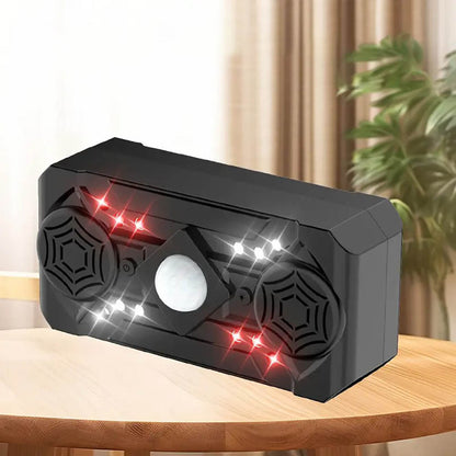 Ультразвуковий відлякувач мишей та комах, 3 режими, USB, Чорний / Репелент від комах з двома динаміками
