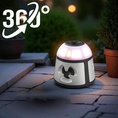 Ультразвуковий відлякувач для мишей та щурів 360°, 4 режими роботи, Сірий / Вуличний відлякувач гризунів та комах