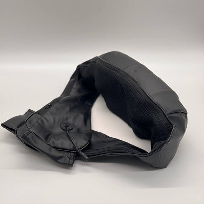 Роликовий масажер для спини та шиї Massager of Neck Kneading, Чорний / Масажна накидка