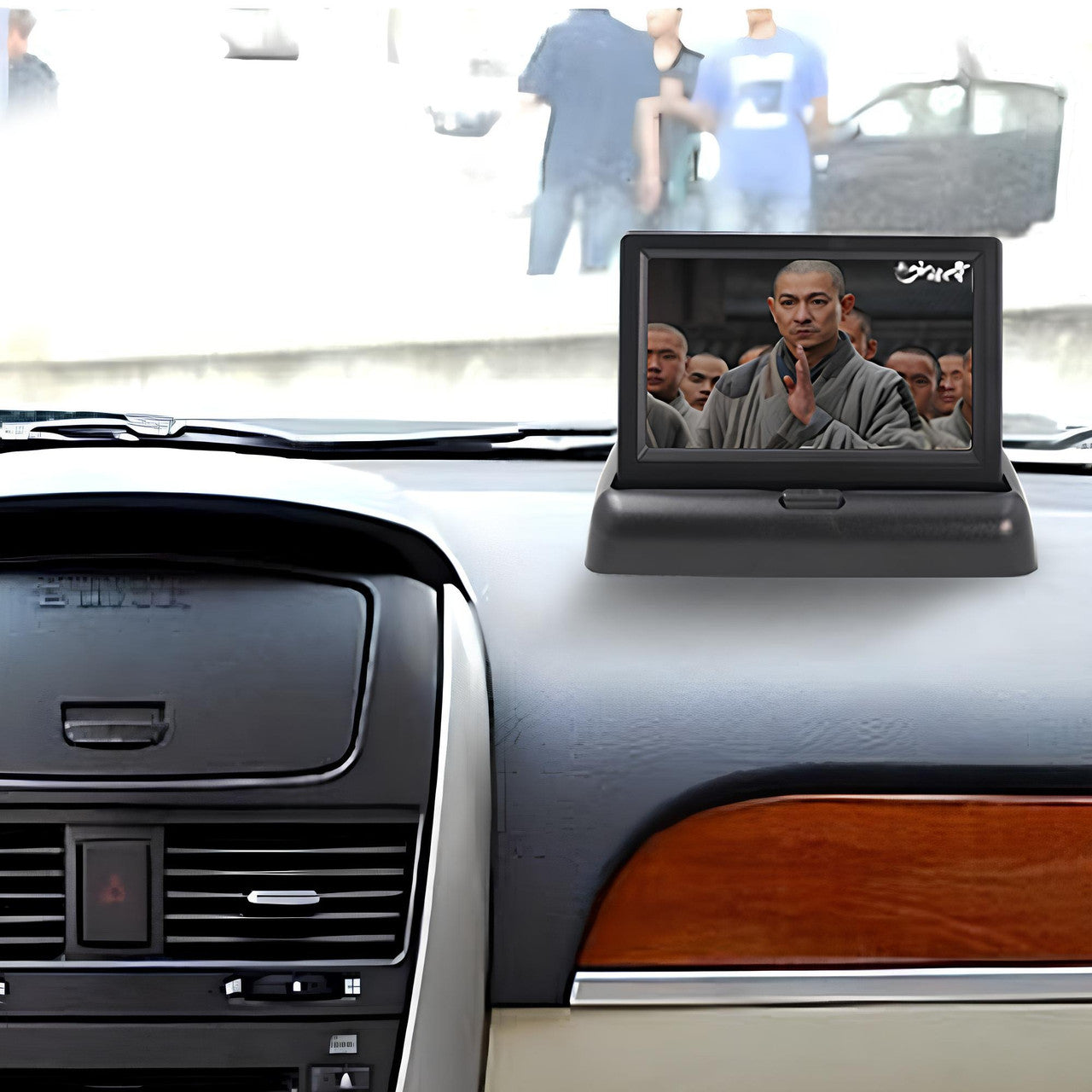 Складаний монітор для камери заднього виду 4.3" 12V-24V / Автомобільний монітор / Екран для камери в машину